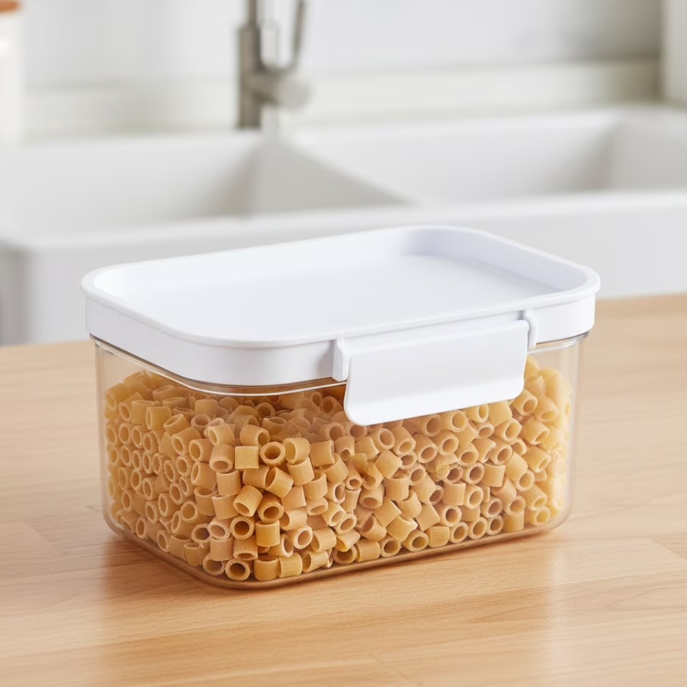 Food Storage Pantry - Small Rectangular Plastic Pantry Food Storage