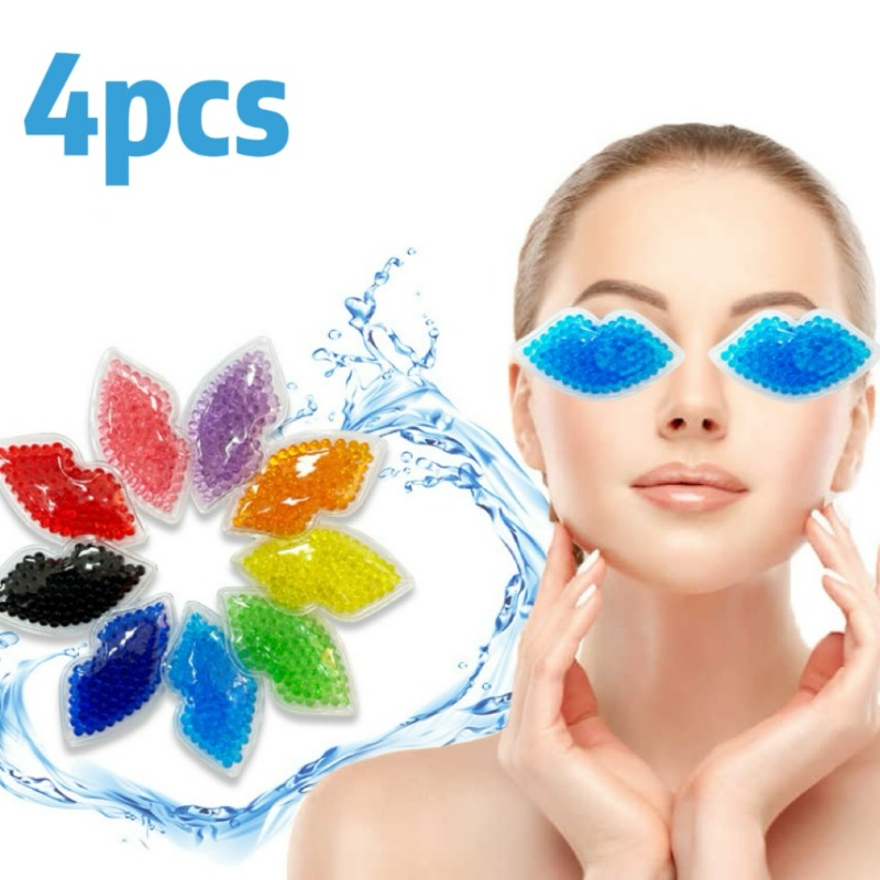 Cold Pack Ice Gel - 4pcs lip gel ice pack, reusable