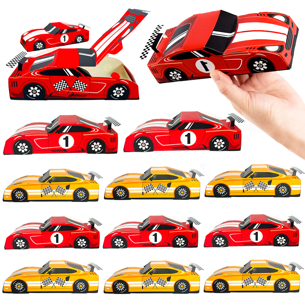 Food Storage Baby - 10/20/30pcs Racing Car Theme Gift Box