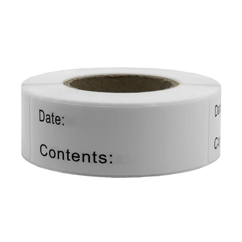 Food Storage No Pantry - Date Content Material Food Storage Stickers