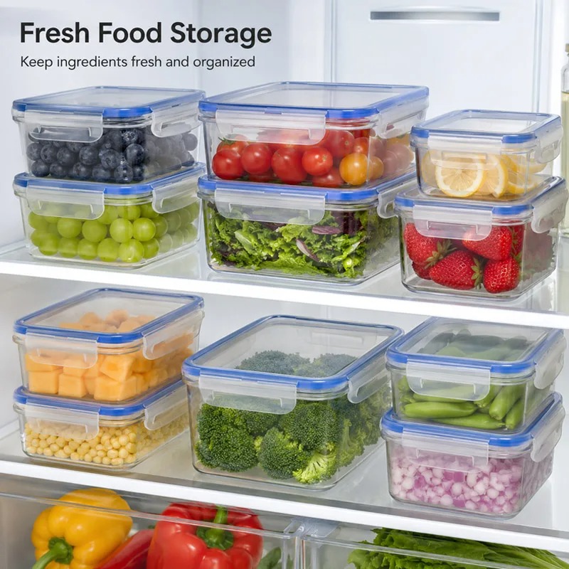Food Storage For Refrigerator - 4 Sizes Refrigerator Storage Box Food