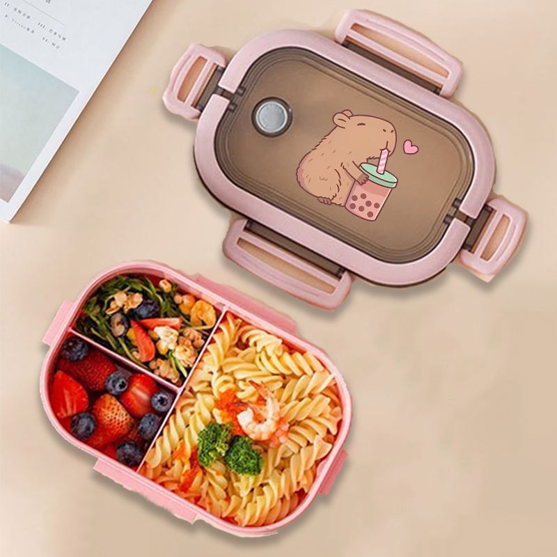 Food Storage In The Kitchen - Capybara Bento Lunch Box Anime Animals