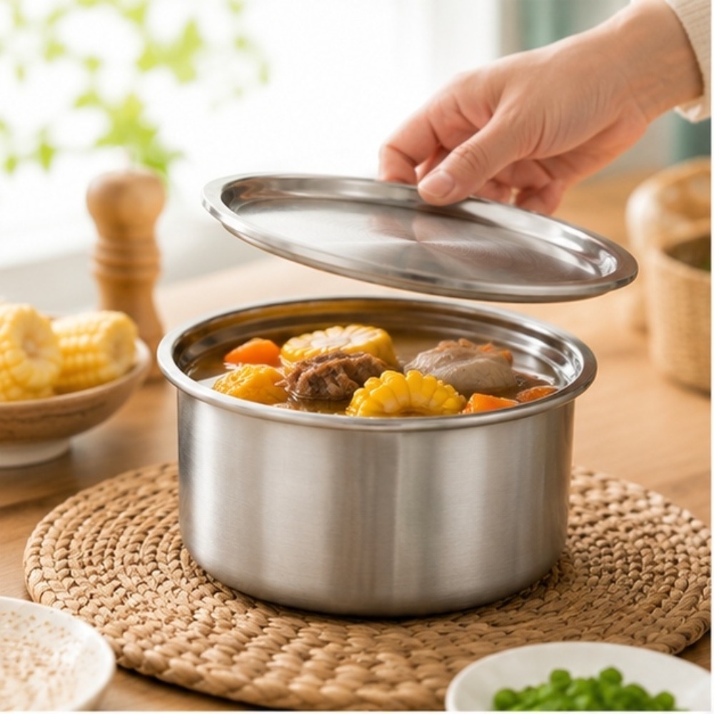 Food Storage Eggs - 304 Stainless Steel Ramekin with Lid