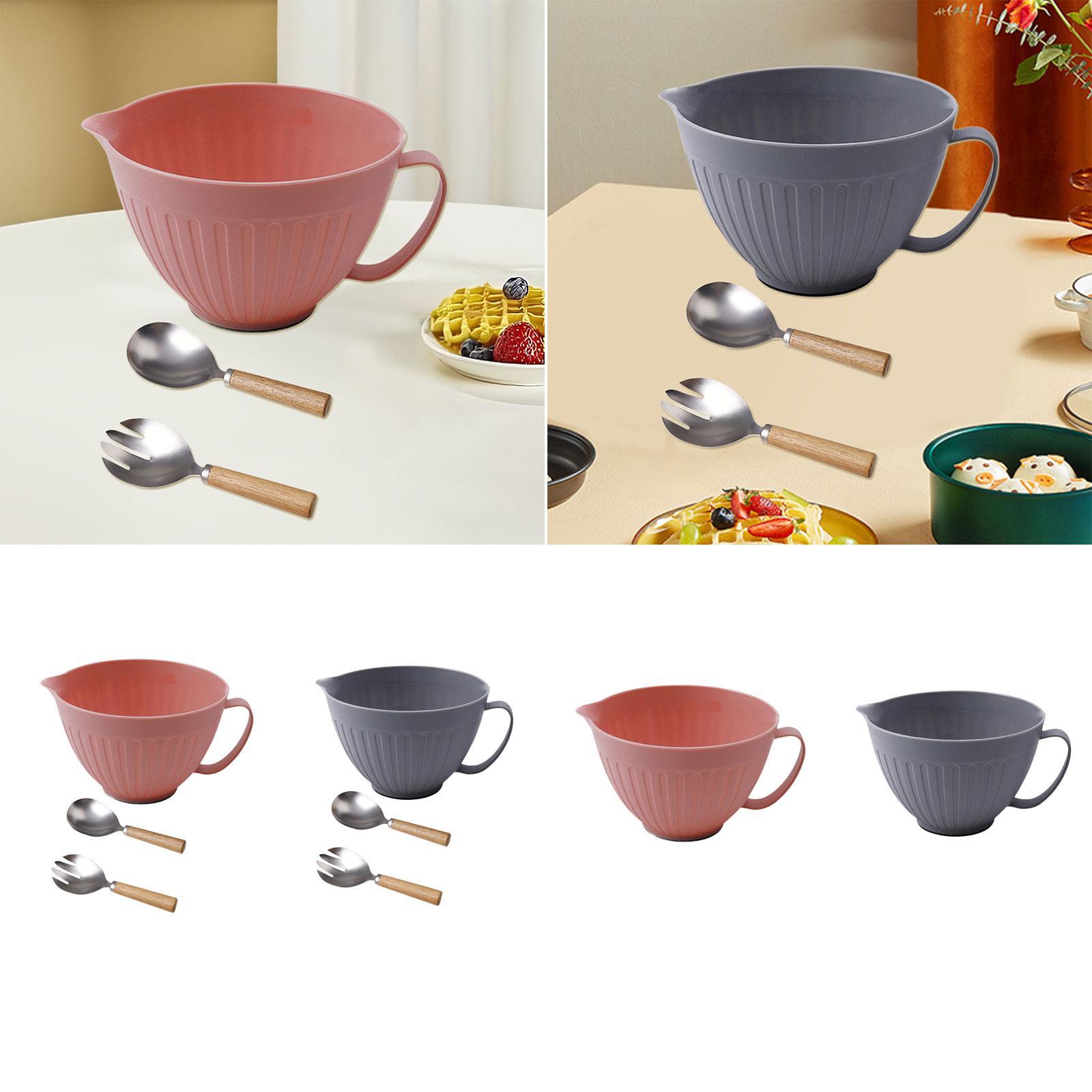 Food Storage Eggs - Mixing Bowl with Spout Baking Accessory