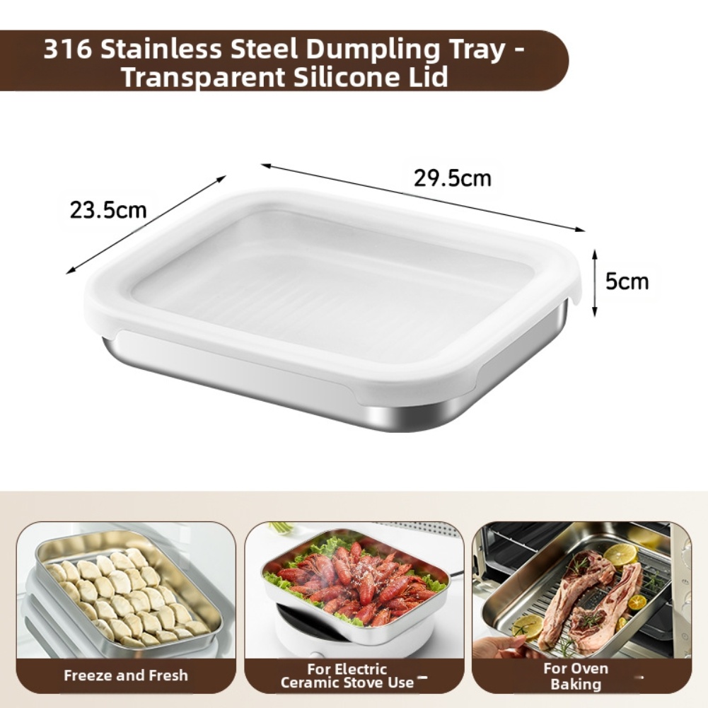 Food Storage Silicone - Stainless Steel Food Storage Container With