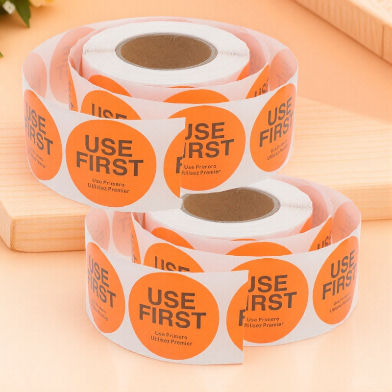 Food Storage Labels - 2 Rolls Inventory Control Labels Use