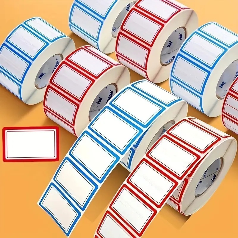 Food Storage Labels - 500pcs Residue-Free Freezer Labels, Waterproof &