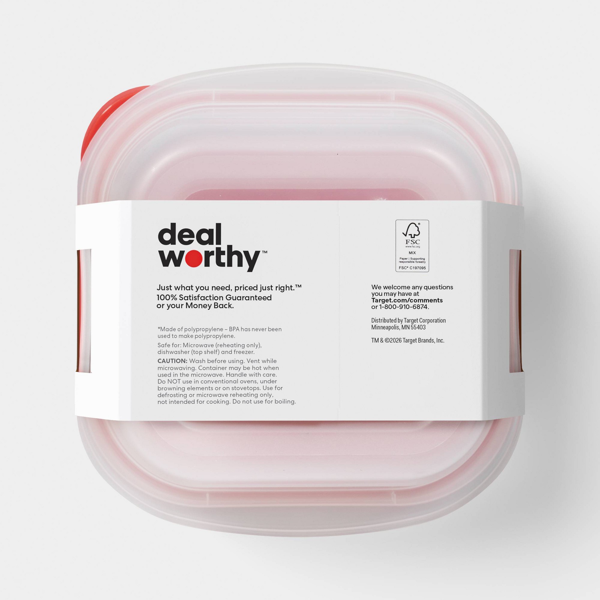 4ct Small Square Food Storage  - огляд і ціна Food Storage Pantry