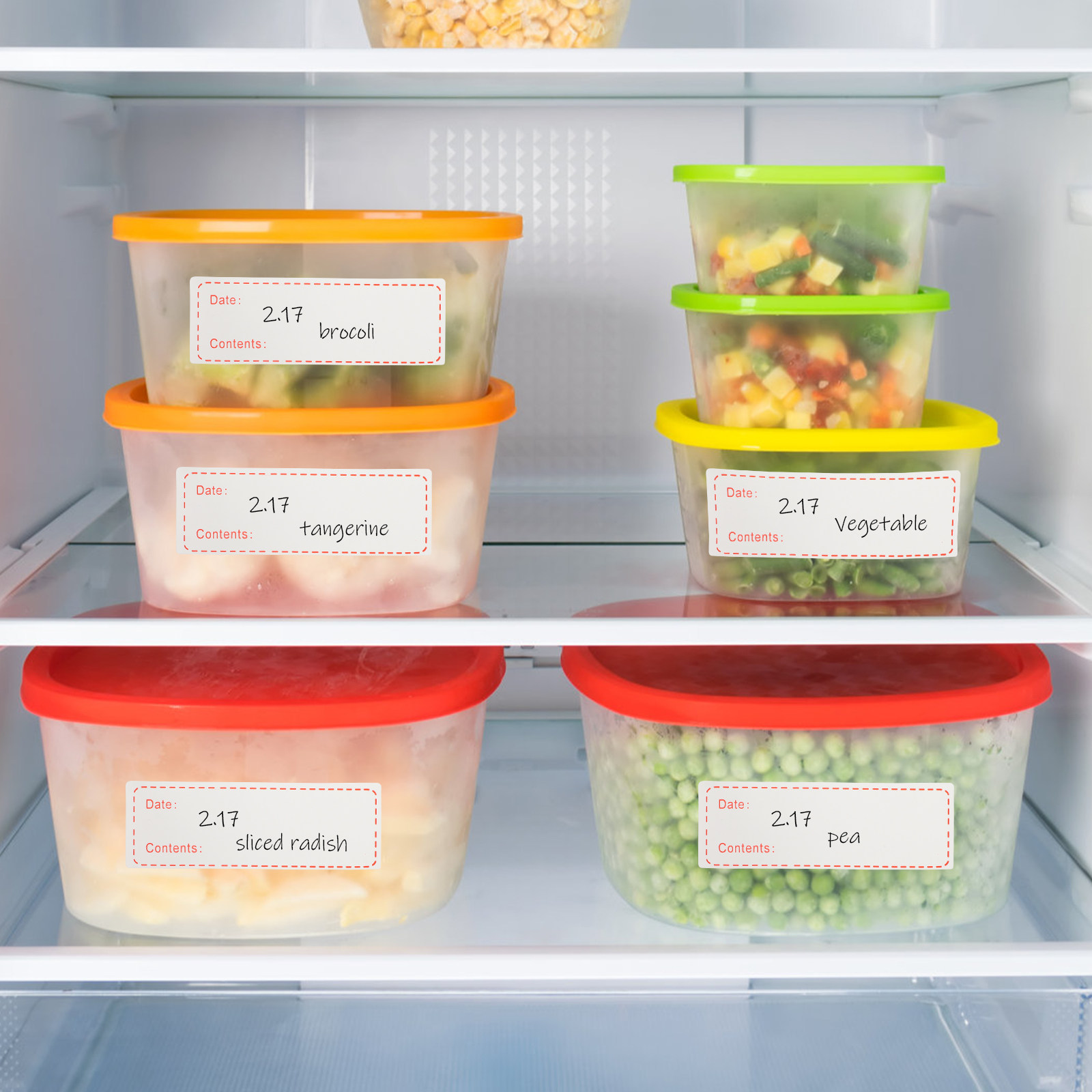3 Rolls Food Storage Labels Re - огляд і ціна Food Storage Labels
