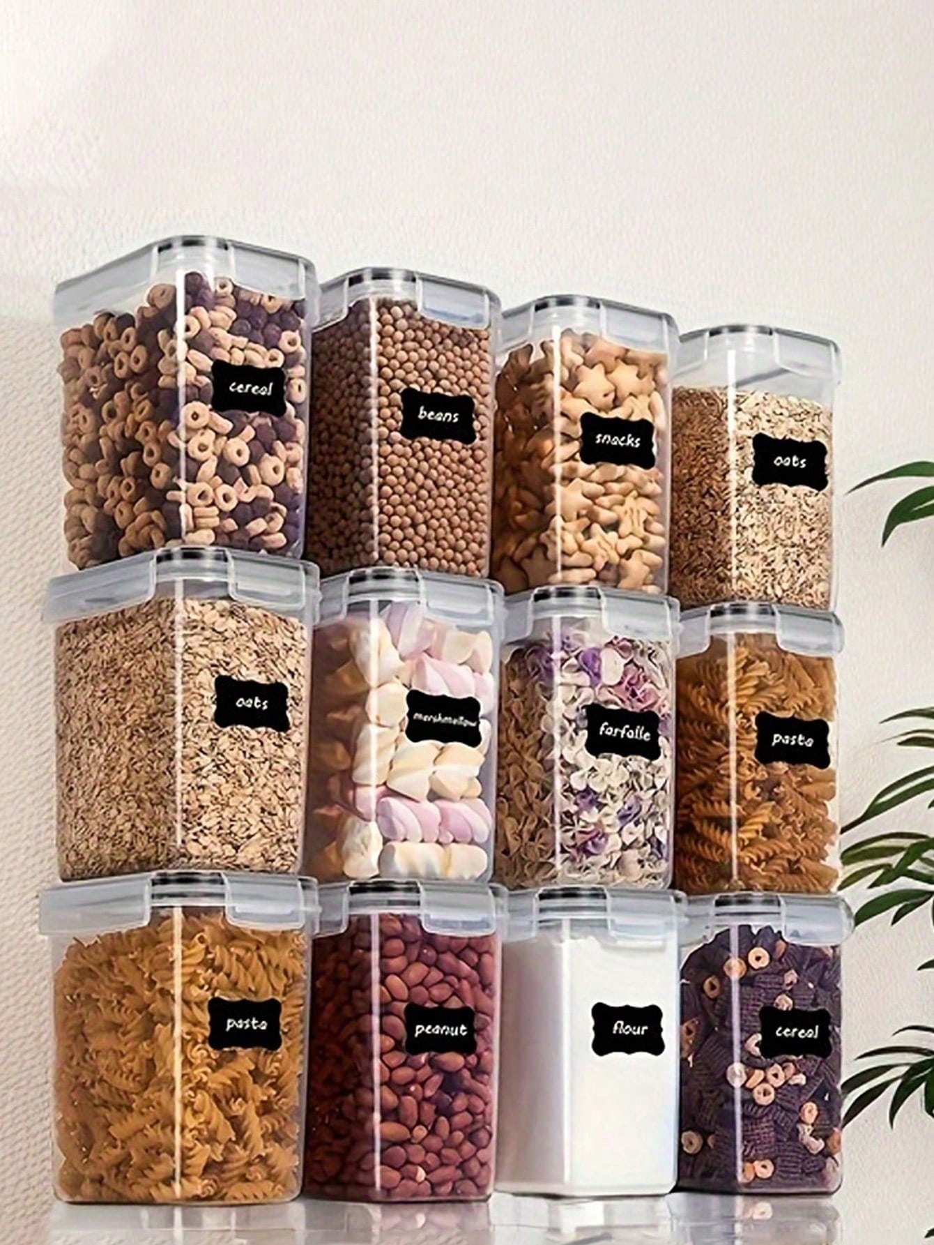 48pcs Airtight Food Storage Co - огляд і ціна Food Storage Pantry