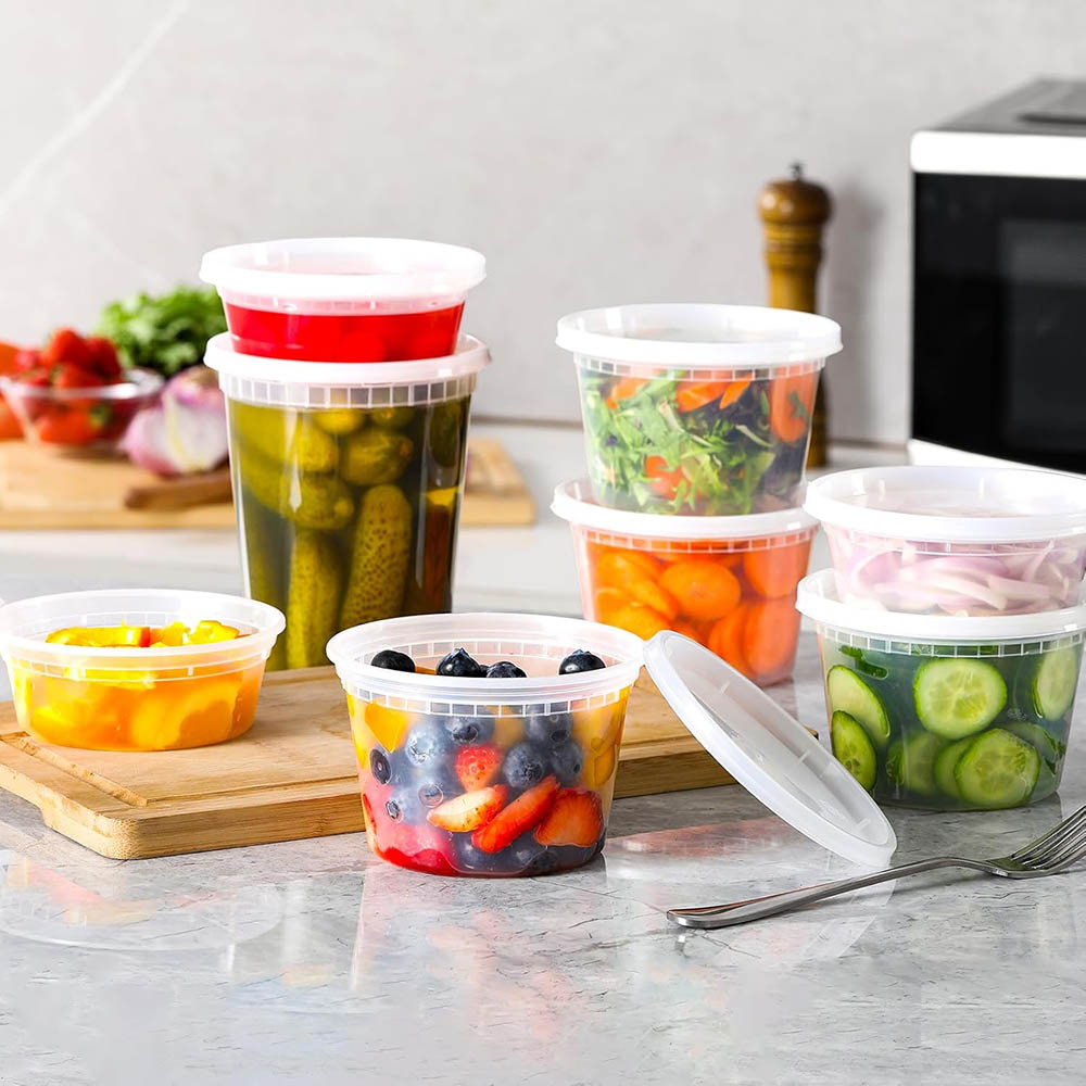 Plastic Deli Food Containers W - огляд і ціна Food Storage Variety Pack