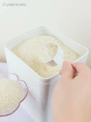 Pink White Kitchen Bathroom La - огляд і ціна Food Storage With Scoop