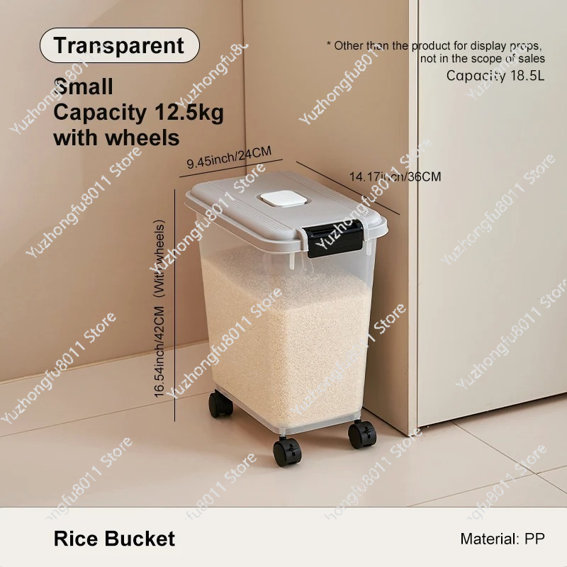 Household Sealed Rice Bucket F - огляд і ціна Food Storage Pantry