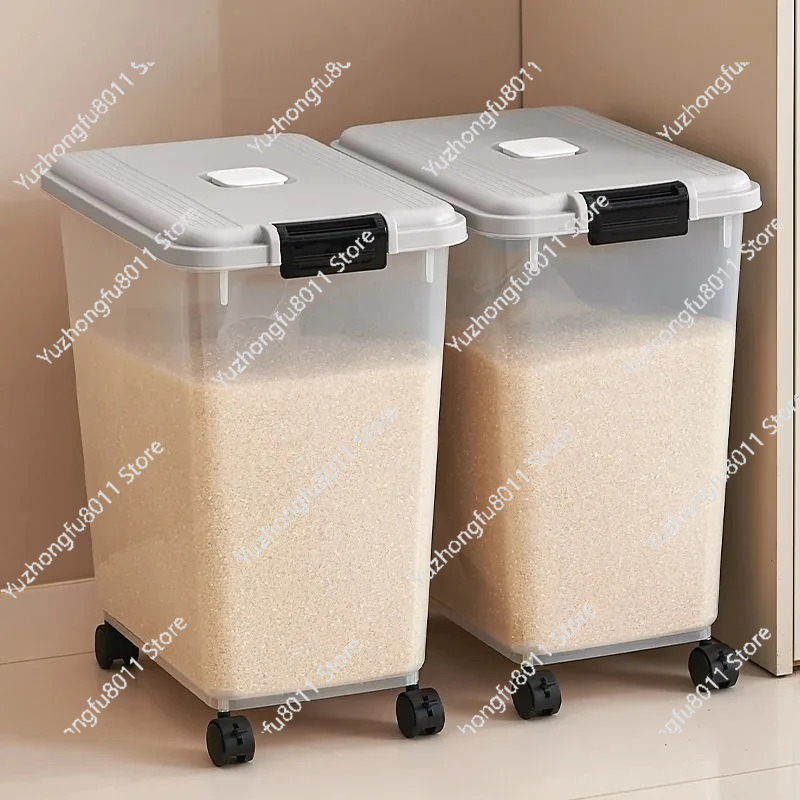 Household Sealed Rice Bucket F - огляд і ціна Food Storage Pantry