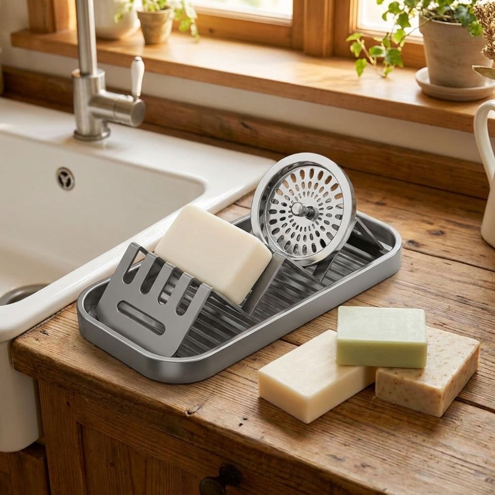 Waterproof W-Shaped Soap Rack  - огляд і ціна Food Storage Rack