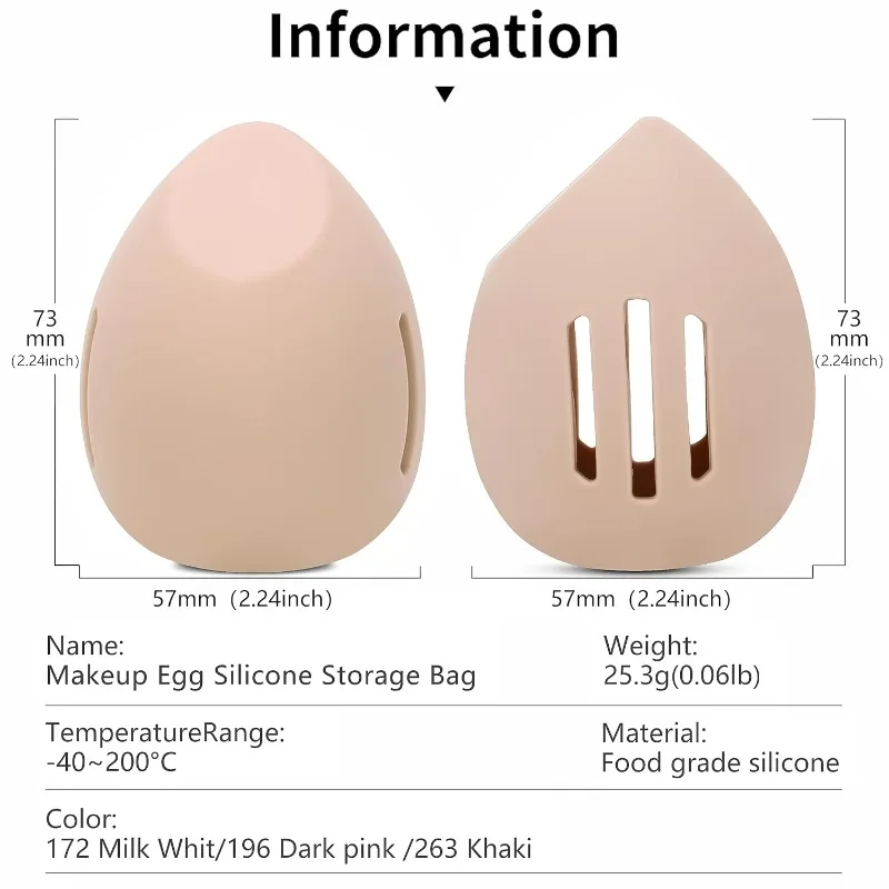 Silicone Beauty Egg Breathable - огляд і ціна Food Storage Eggs