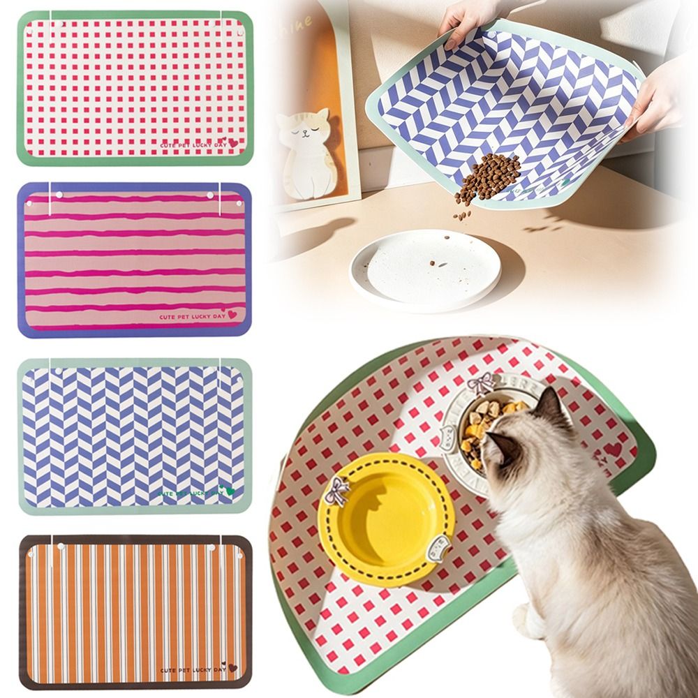 New PU Leather Cat Dog Food Ma - огляд і ціна Food Storage With Scoop