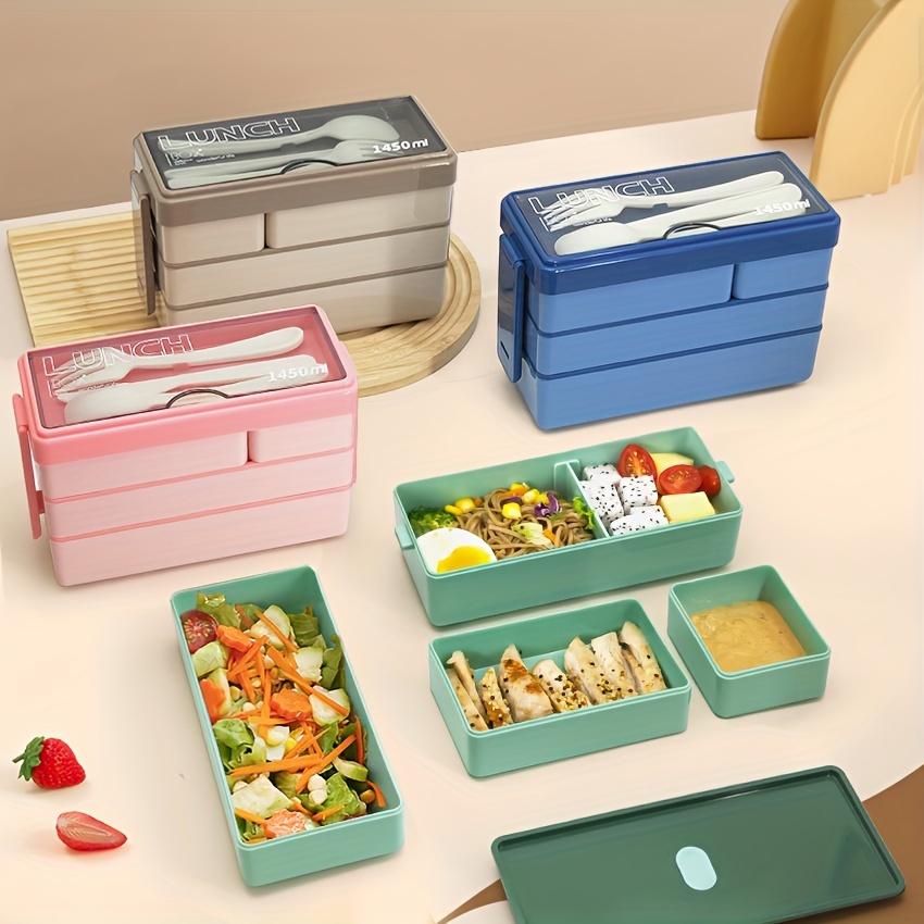 1450ML Bento Lunch Box Large C - огляд і ціна Food Storage With Scoop