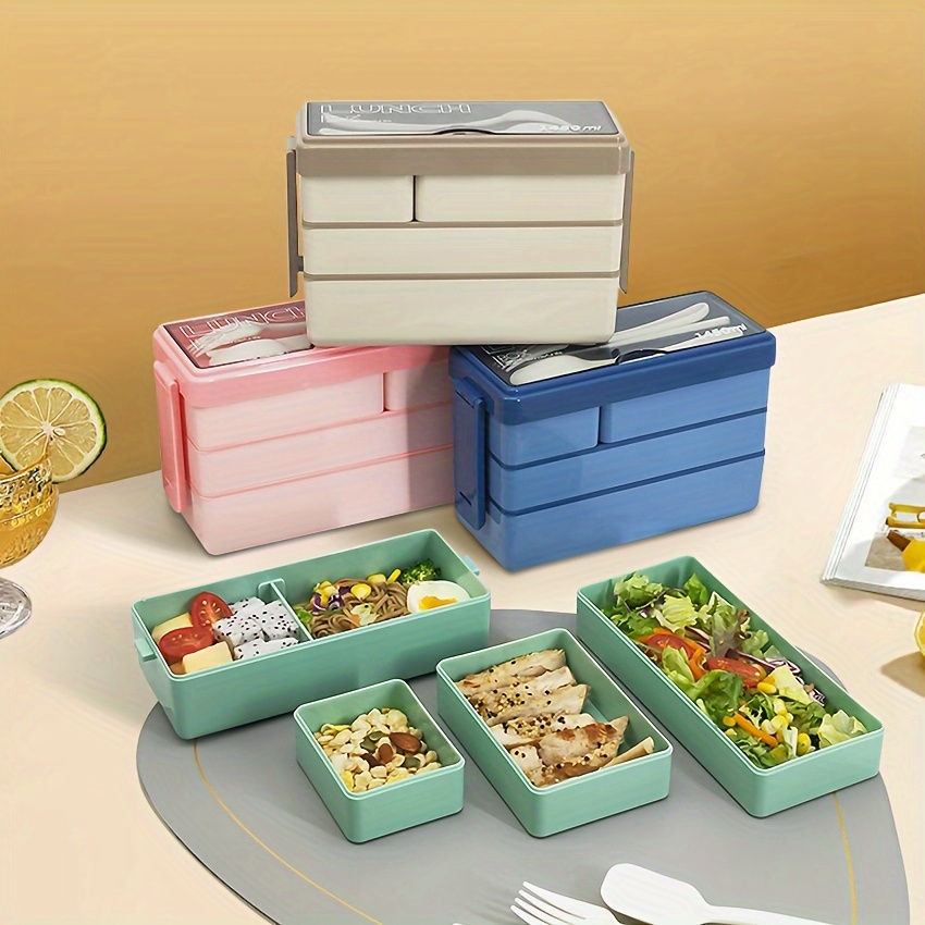 1450ML Bento Lunch Box Large C - огляд і ціна Food Storage With Scoop