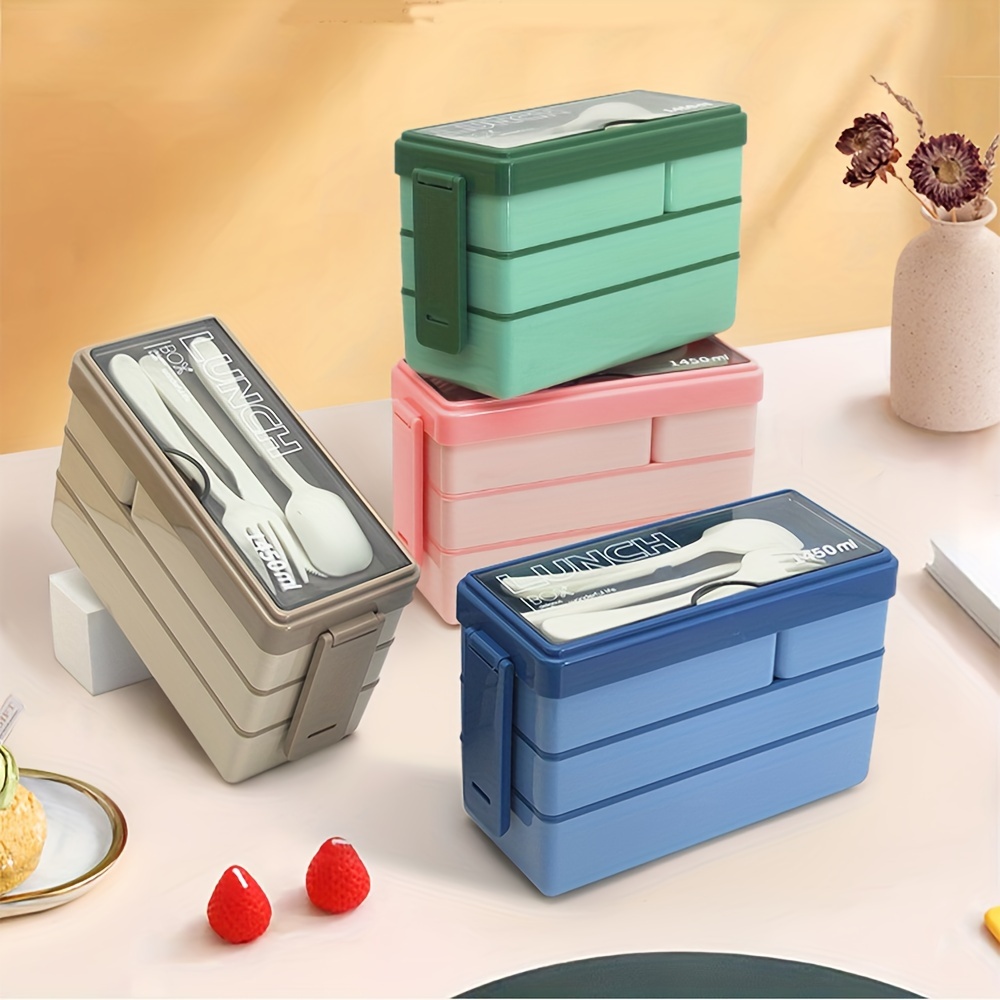 1450ML Bento Lunch Box Large C - огляд і ціна Food Storage With Scoop
