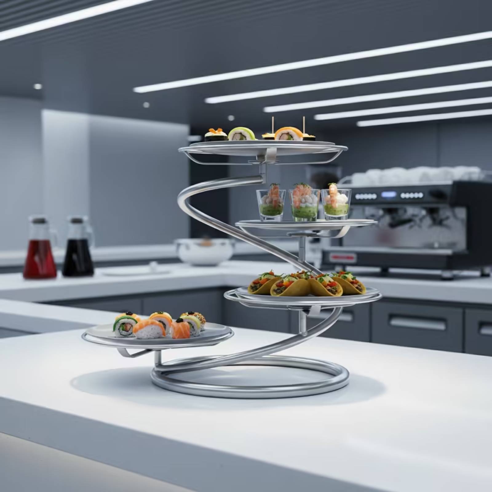 Tiered Serving Stand Multi-Lev - огляд і ціна Food Storage Rack