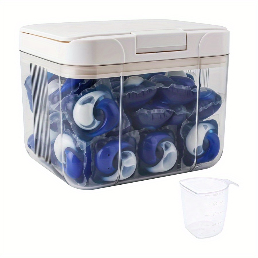 Laundry Pod Holder Compatible  - огляд і ціна Food Storage With Scoop