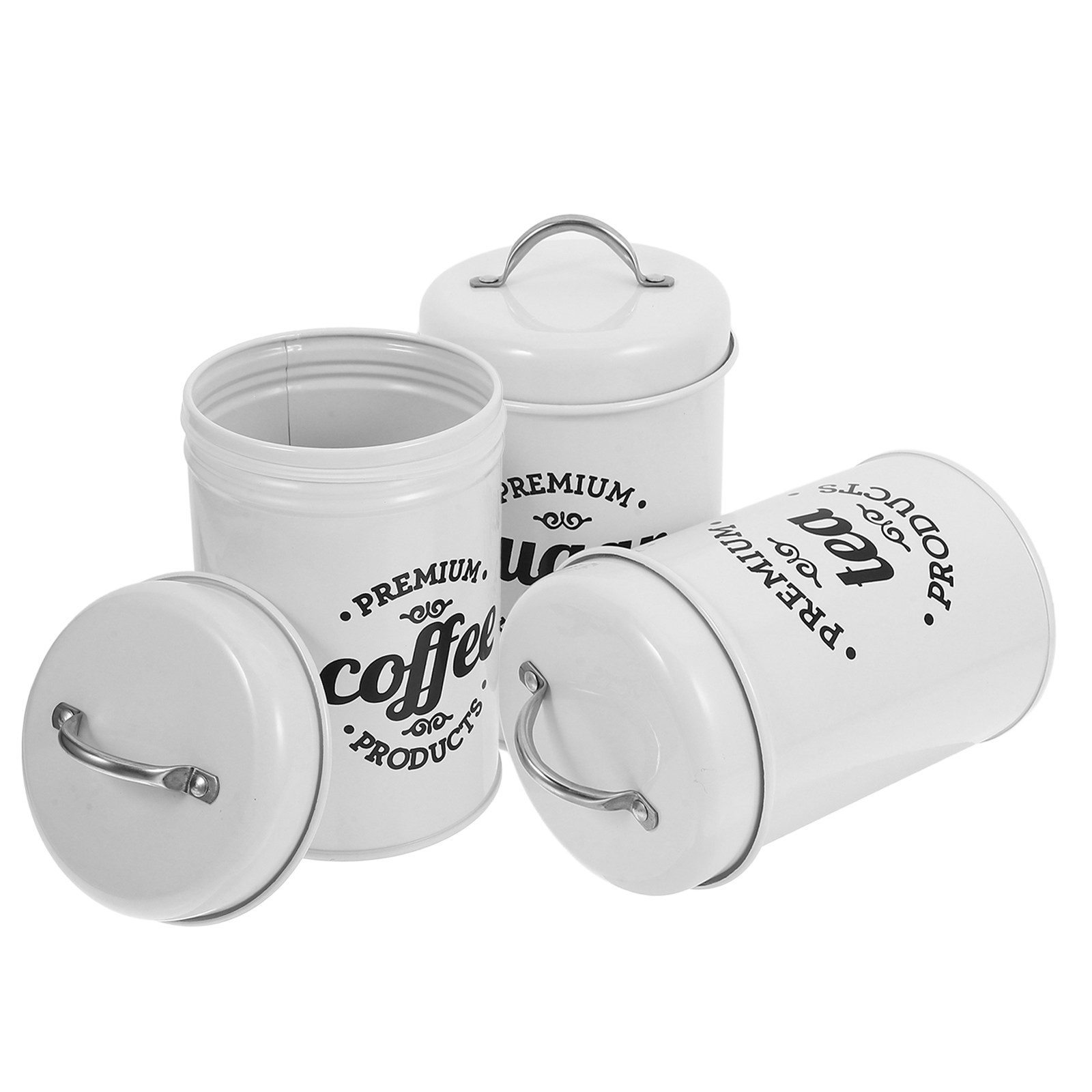 Sealed Iron Canister Set Elega - огляд і ціна Food Storage In The Kitchen