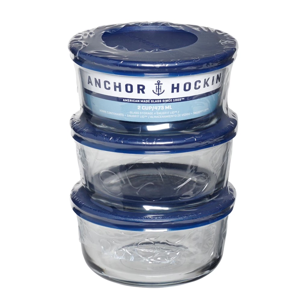 Anchor Hocking Glass Food Stor - огляд і ціна Food Storage Glass Set