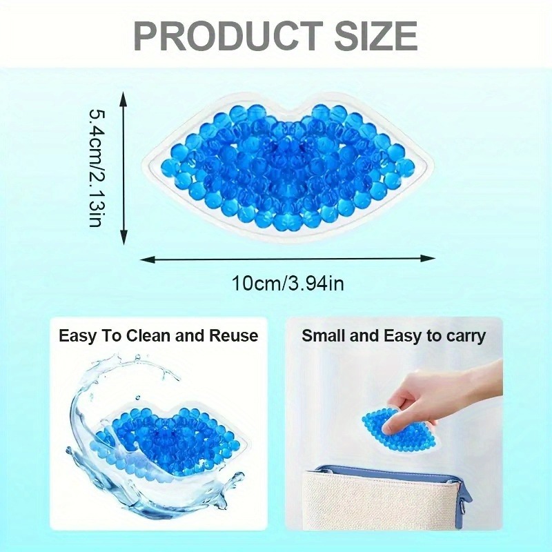 4pcs lip gel ice pack, reusabl - огляд і ціна Cold Pack Ice Gel