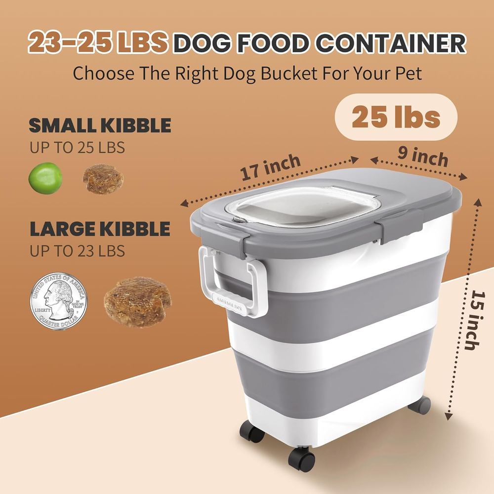 Airtight Dog Food Storage Cont - огляд і ціна Food Storage With Scoop
