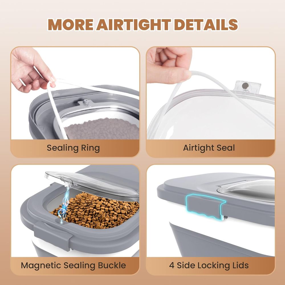 Airtight Dog Food Storage Cont - огляд і ціна Food Storage With Scoop