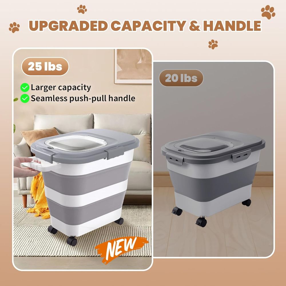 Airtight Dog Food Storage Cont - огляд і ціна Food Storage With Scoop