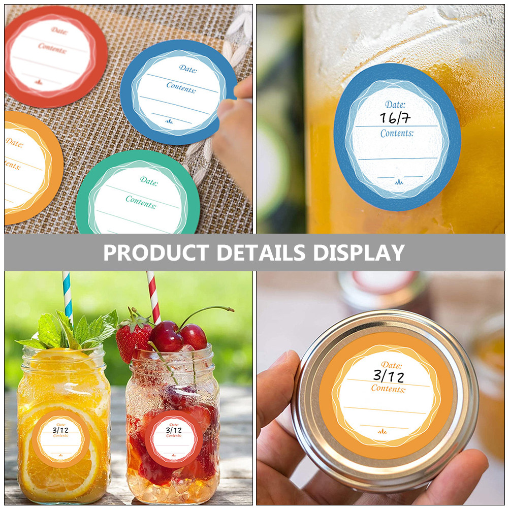 60Pcs Portable Date Labels Bla - огляд і ціна Food Storage Jar Labels
