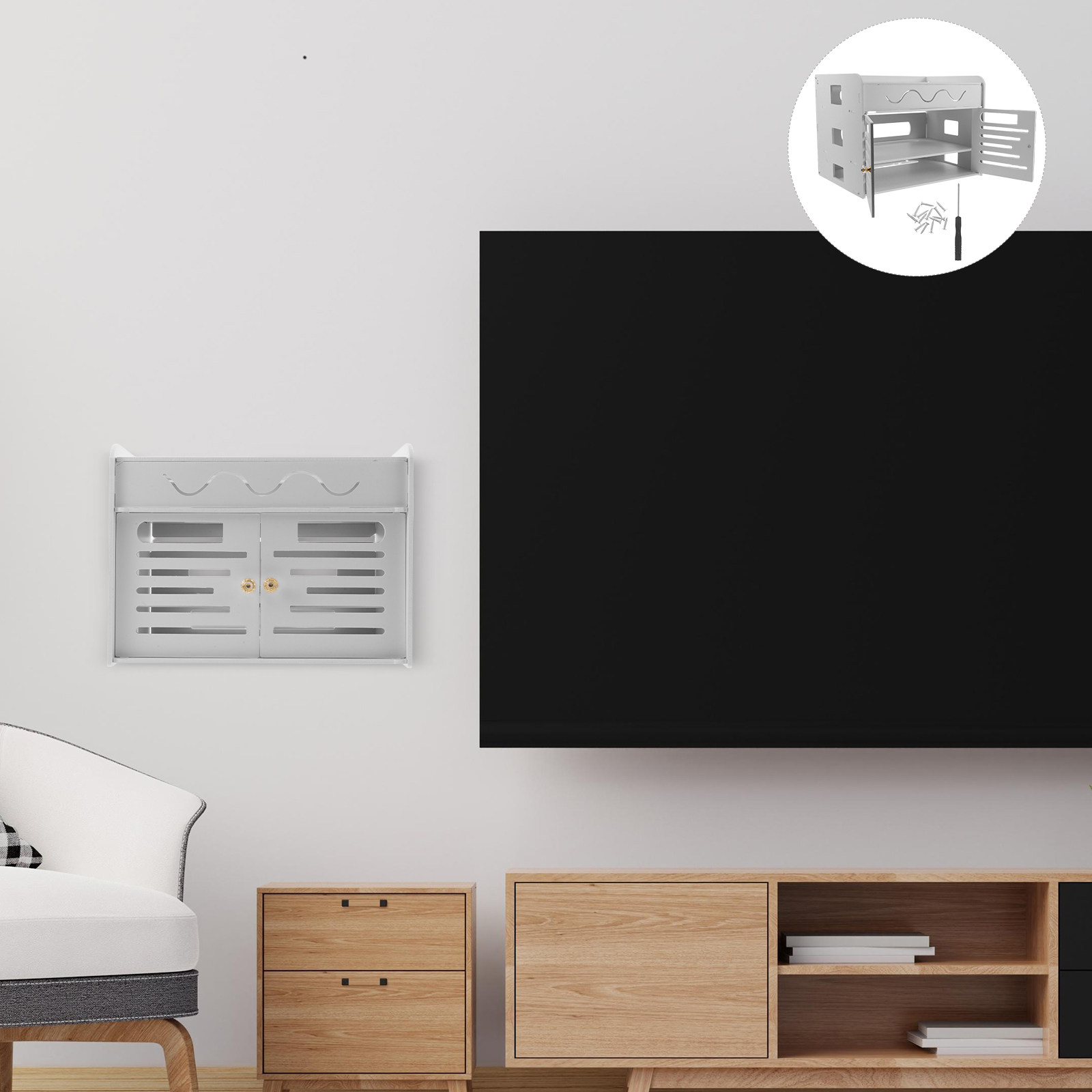 3-Layer WiFi Router Storage Bo - огляд і ціна Food Storage Rack