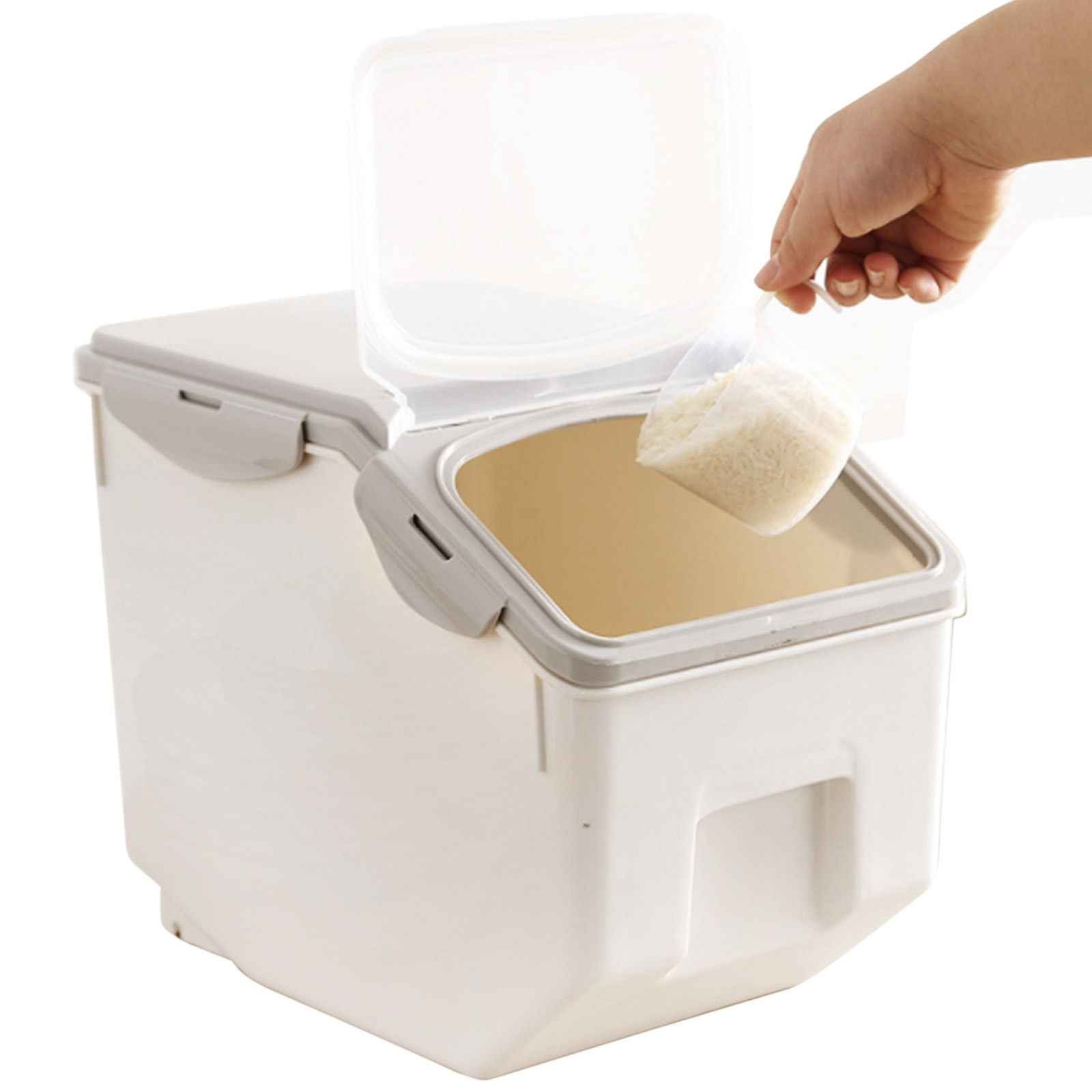 Beige Large Pet Food Storage C - огляд і ціна Food Storage No Pantry