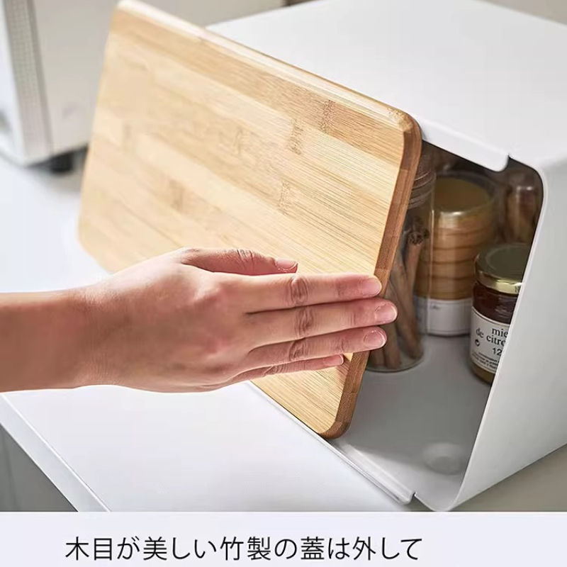 Bamboo Bread Box for Kitchen S - огляд і ціна Food Storage Pantry