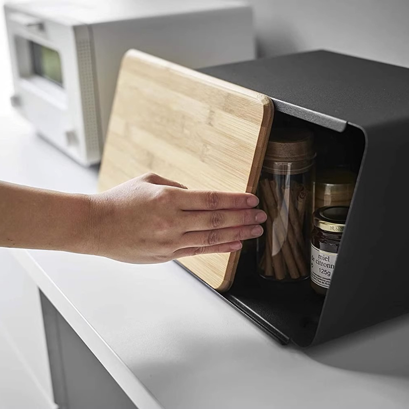 Bamboo Bread Box for Kitchen S - огляд і ціна Food Storage Pantry