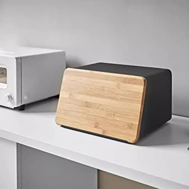 Bamboo Bread Box for Kitchen S - огляд і ціна Food Storage Pantry