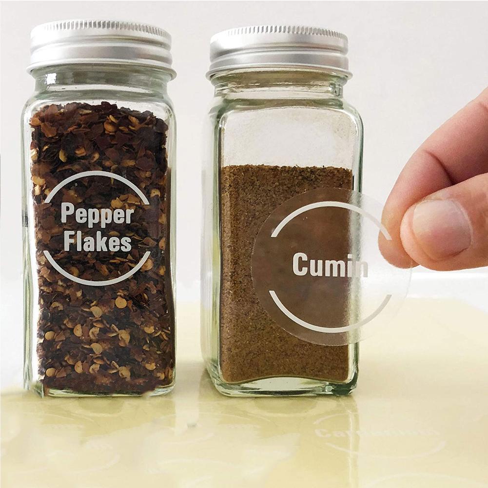 144 Pcs/set Transparent Spice  - огляд і ціна Food Storage Jar Labels