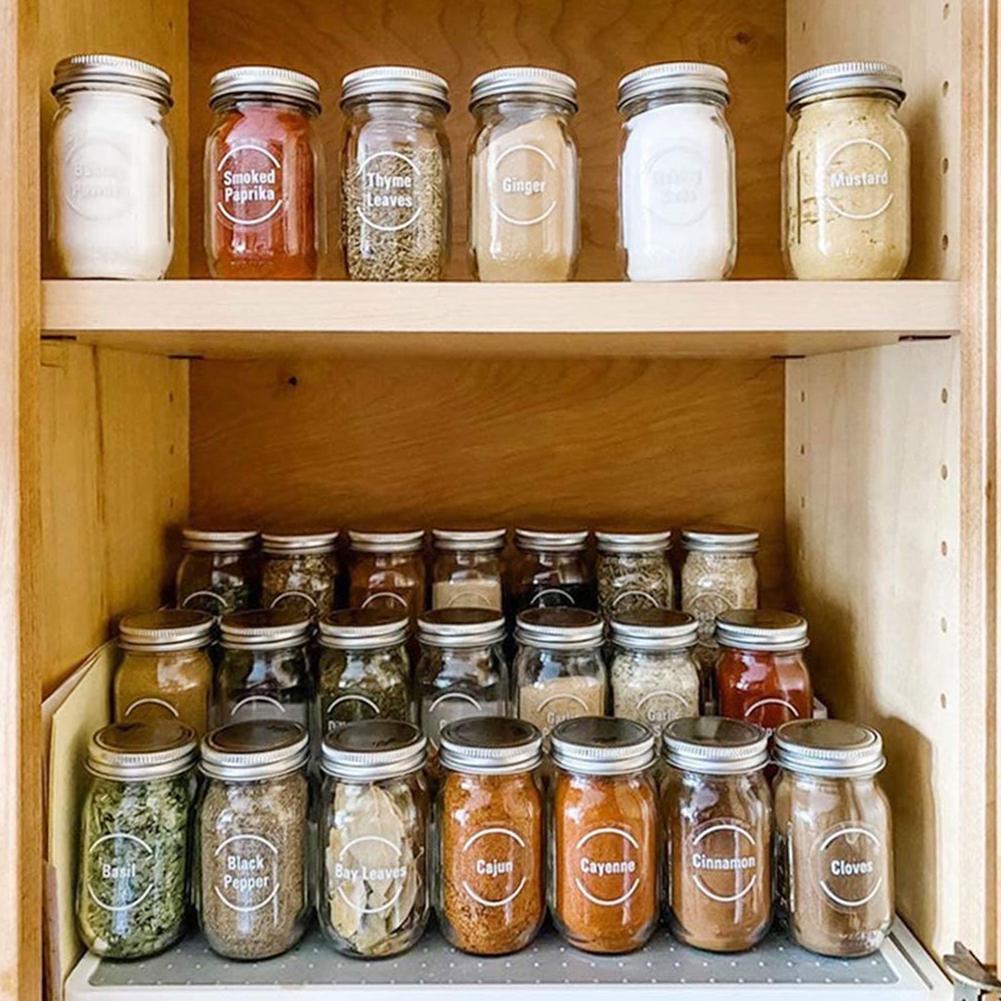 144 Pcs/set Transparent Spice  - огляд і ціна Food Storage Jar Labels