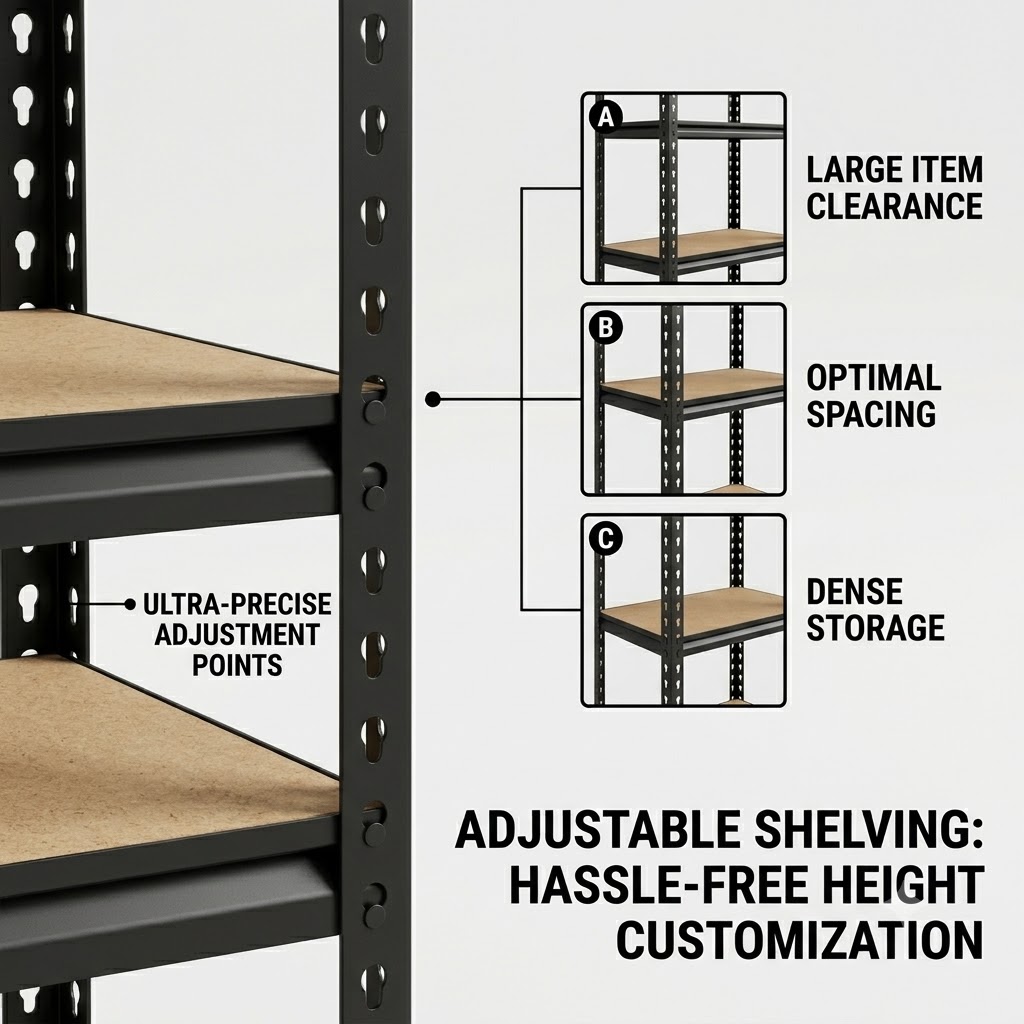 Slim 5-Tier Metal Shelving Uni - огляд і ціна Food Storage No Pantry