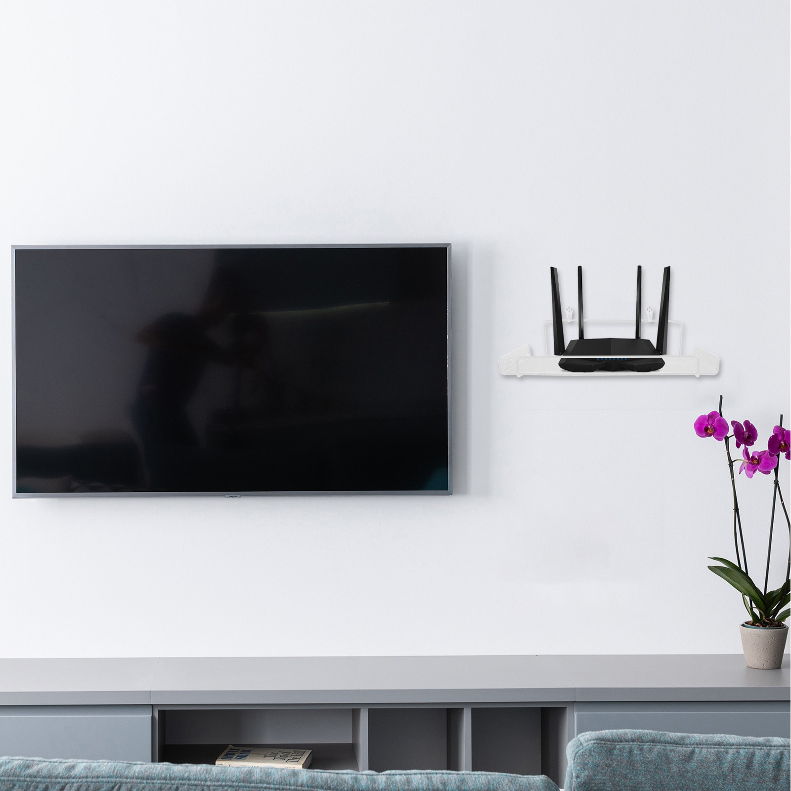 Wall Mount Router Storage Rack - огляд і ціна Food Storage Rack