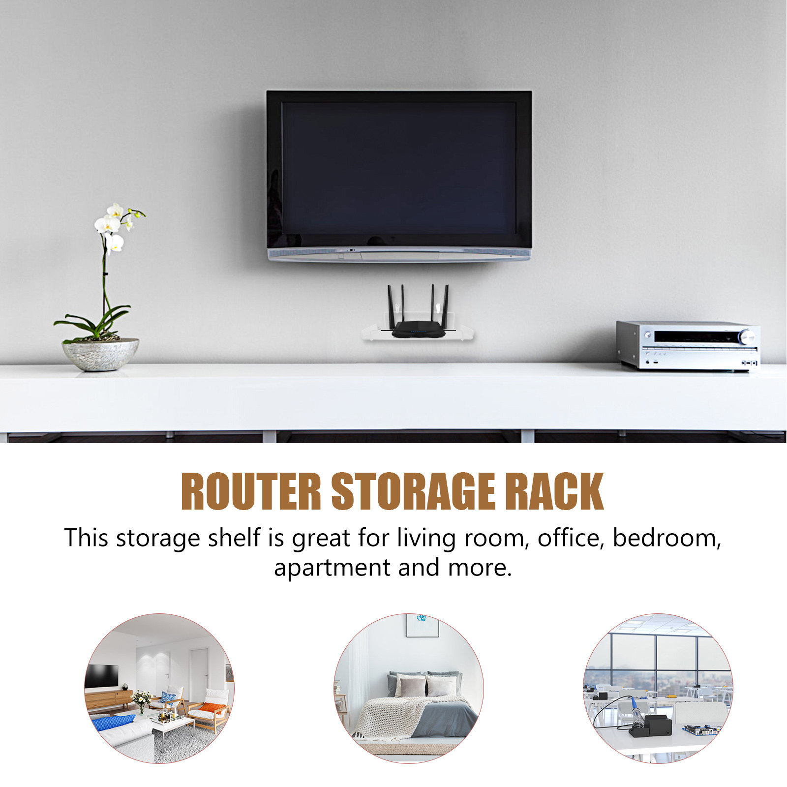 Wall Mount Router Storage Rack - огляд і ціна Food Storage Rack