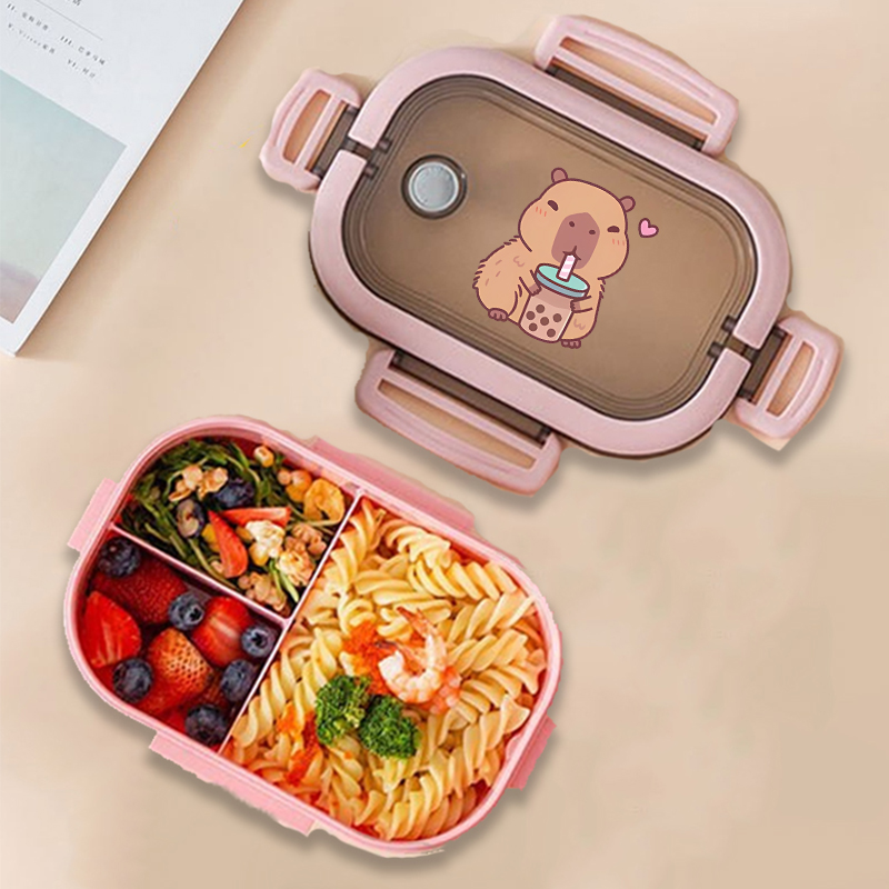 Capybara Bento Lunch Box Anime - огляд і ціна Food Storage In The Kitchen