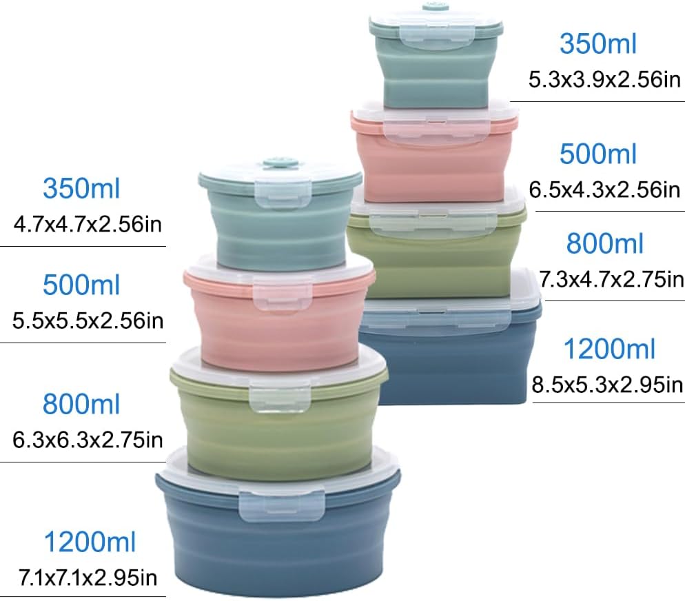 Collapsible Silicone Food Stor - огляд і ціна Food Storage Silicone