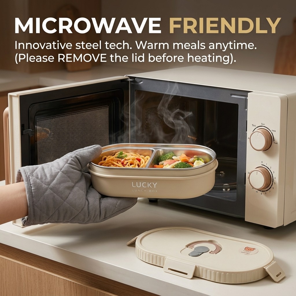 Microwavable 304 Stainless Ste - огляд і ціна Food Storage With Scoop