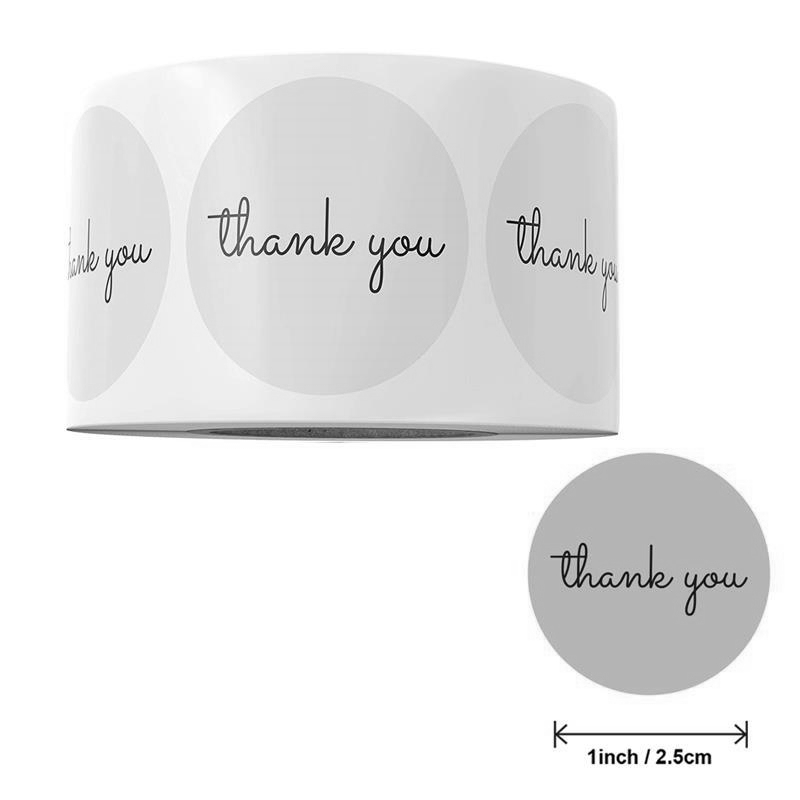 500 Thank You Stickers Roll 25 - огляд і ціна Food Storage Labels