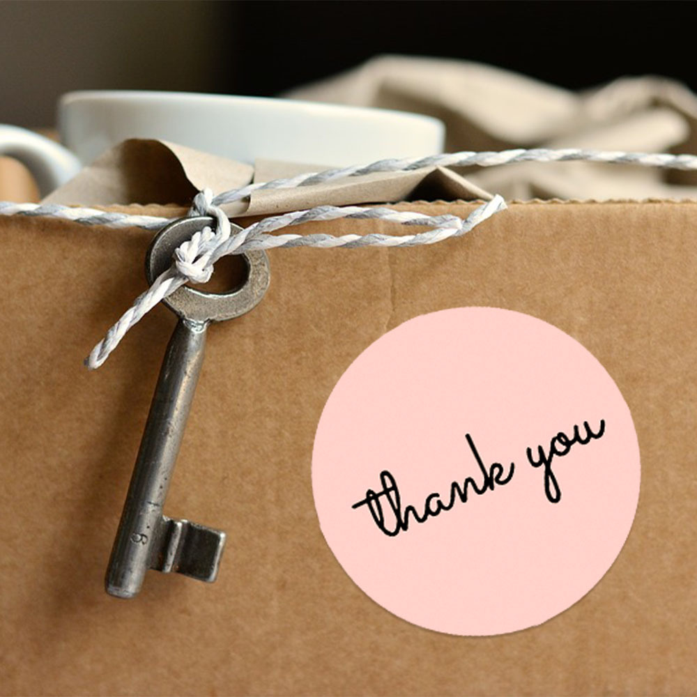 500 Thank You Stickers Roll 25 - огляд і ціна Food Storage Labels
