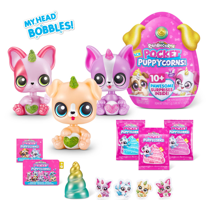 Zuru Rainbocorns Pocket Puppy  - огляд і ціна Food Storage Eggs