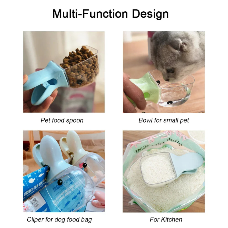 Pet Food Spoon for Cat Dog Bow - огляд і ціна Food Storage With Scoop